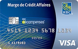 Carte Marge de Crédit Visa RBC pour la petite entreprise