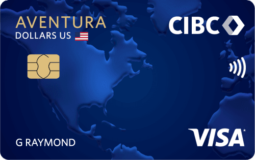 Carte Aventuraᴹᴰ Or CIBC Visa* en dollars US