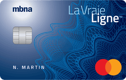 Carte de crédit Mastercardᴹᴰ La Vraie Ligneᴹᴰ MBNA - Hors Québec