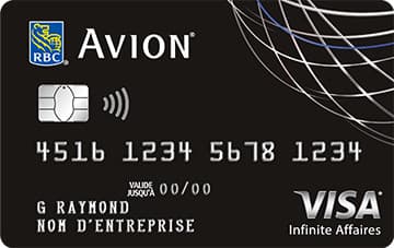 Carte Avion Visa Infinite Affaires RBC