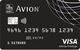 Carte Avion Visa Infinite Privilège RBC