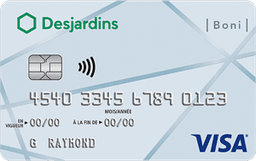 Carte Desjardins Boni Visa