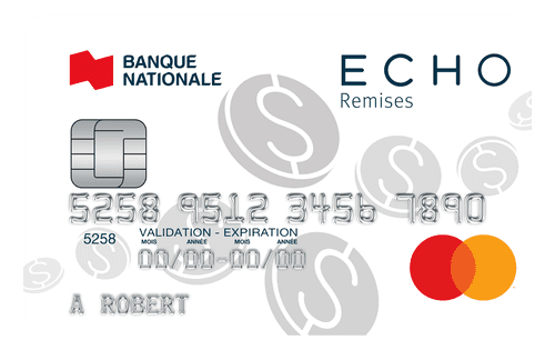 Carte ECHO remises Mastercard de la Banque Nationale