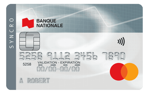 Carte Syncro Mastercard de la Banque Nationale