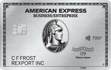 Carte de Platine entrepriseᴹᴰ d’American Express