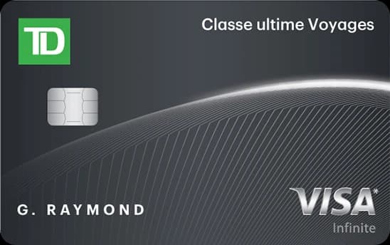 Carte Visa Infinite* TD Classe ultime Voyagesᴹᴰ