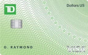 Carte Visa* TD Dollars US