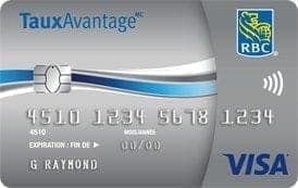 Carte Visa TauxAvantage RBC